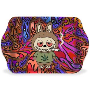 Psychedelic Labubu Rolling Tray