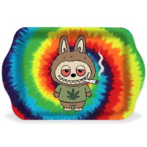 Tie Dye Labubu Rolling Tray